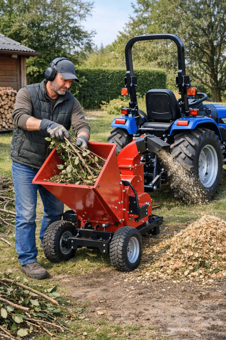 Broyeur de végétaux sur micro-tracteur Solis : conseils, choix et entretien