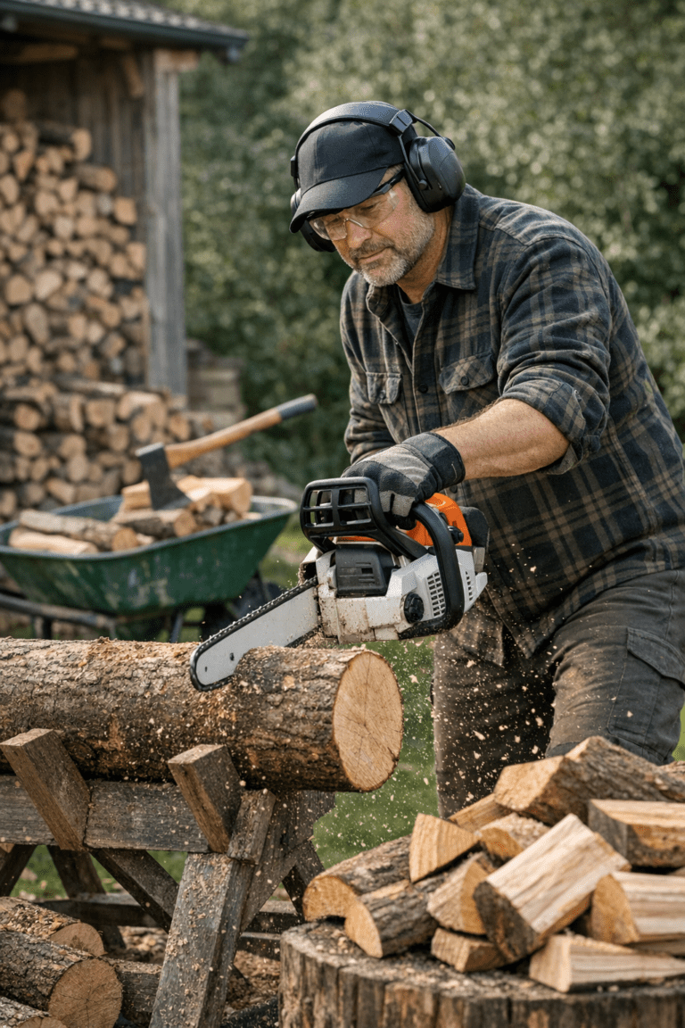 Tronçonneuse, couper votre bois de chauffage : conseils, choix et entretien chez Beck Motoculture à Barbuise dans l'Aube